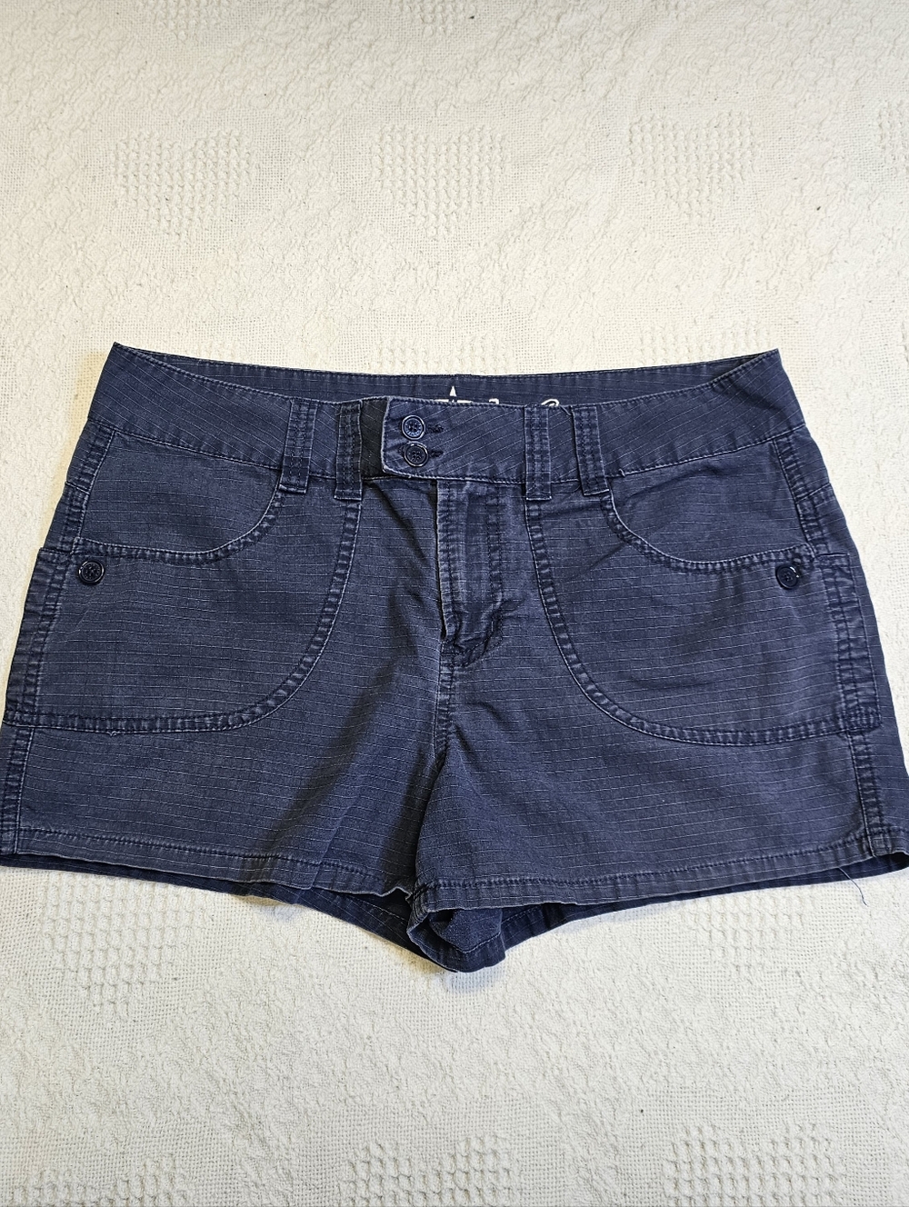 Women's Arizona Casual Navy Blue Utility Shorts